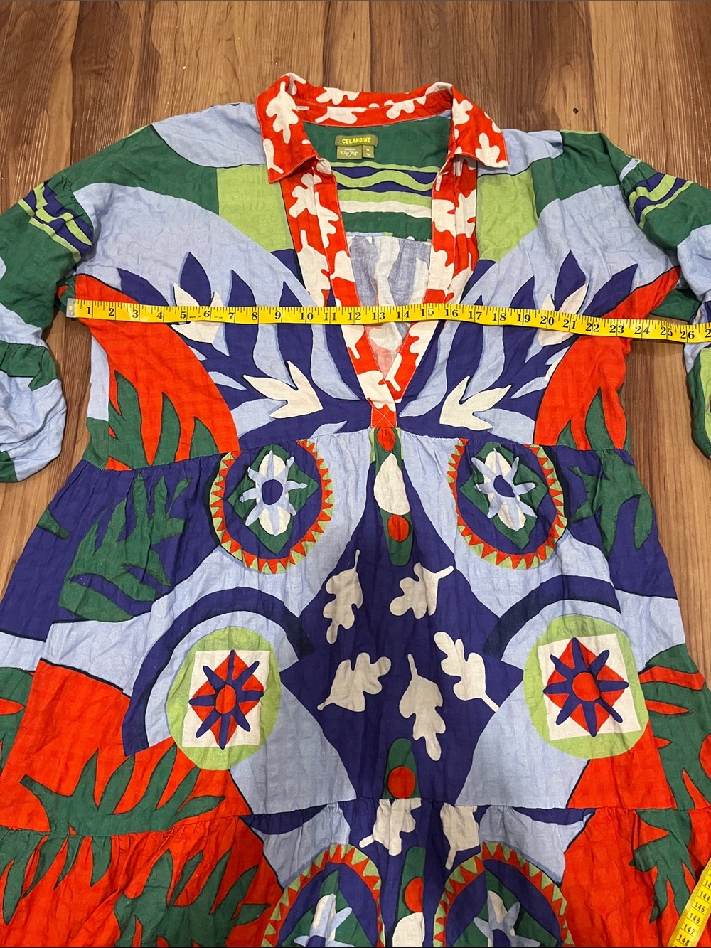 Anthropologie Celandine X Claire Johnson Carolita Maxi Dress Resort Coastal Boho - Picture 9 of 13